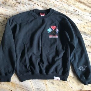 Diamond Supply Co. black crew neck